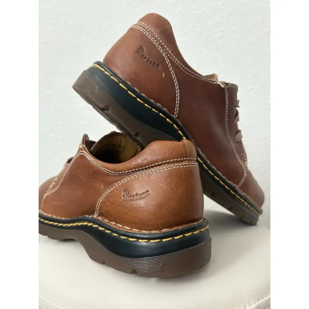 Dr. Martens Men’s Brown Leather Lace-Up Casual Oxford Shoes 11232 Size US 9
